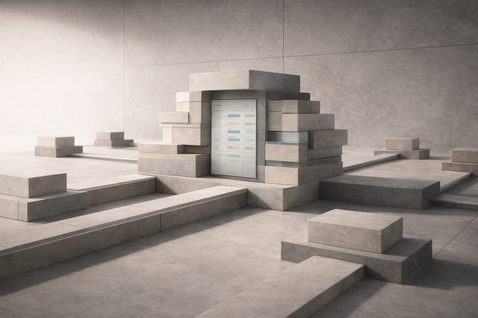 Airtable OMNI represented as the coordination layer connecting structured operational systems