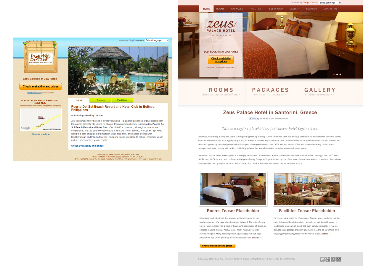 WordPress Template Concept