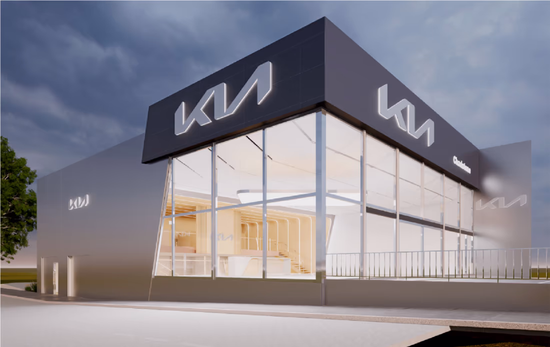 Highline commercial electrical work at Kia Chadstone