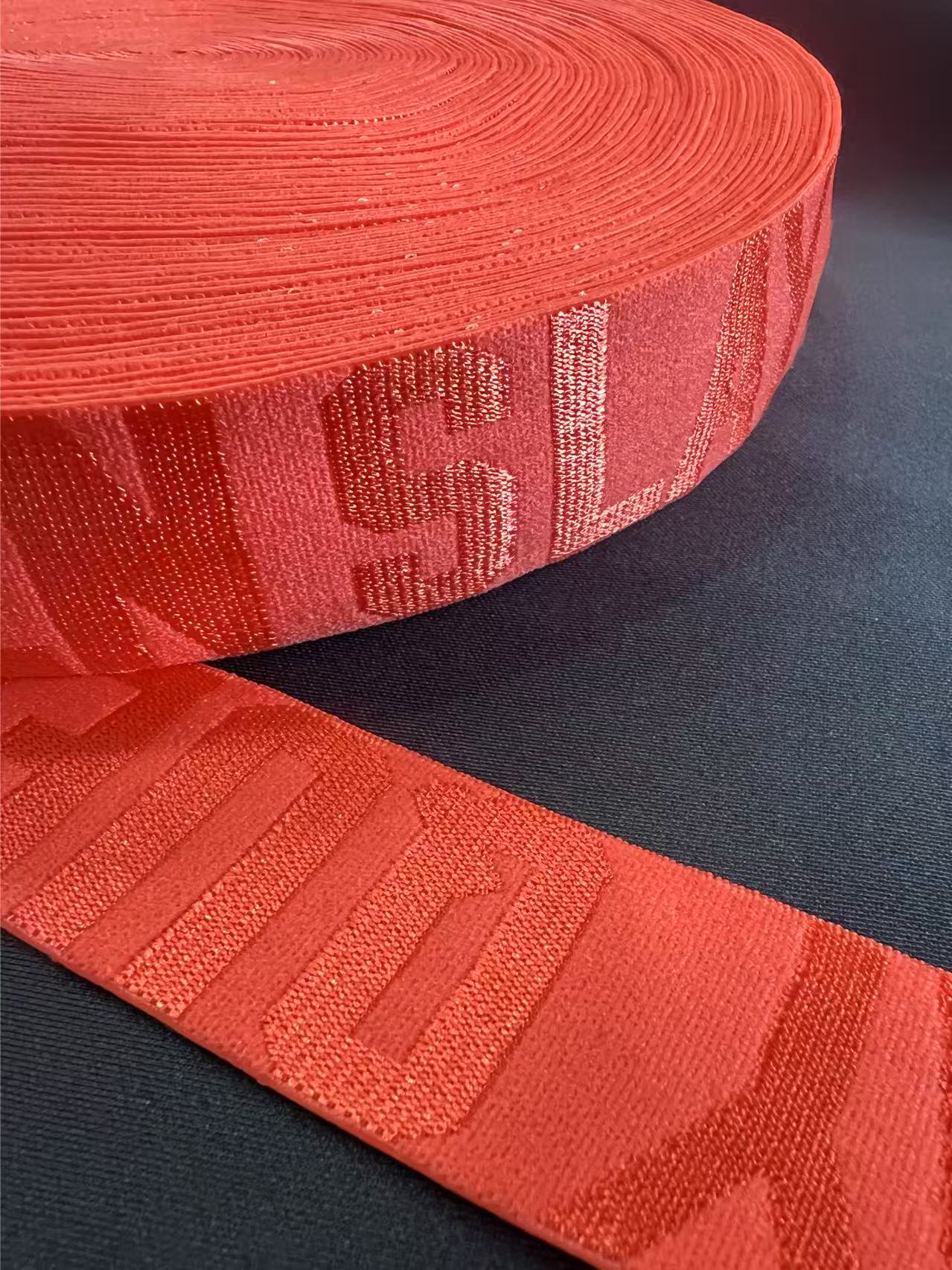 Custom elastic webbing - J-Long