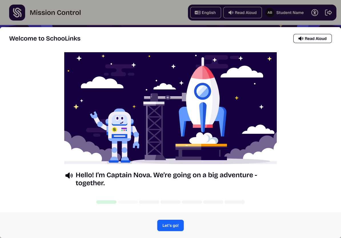 Onboarding — Screen 1 of 8