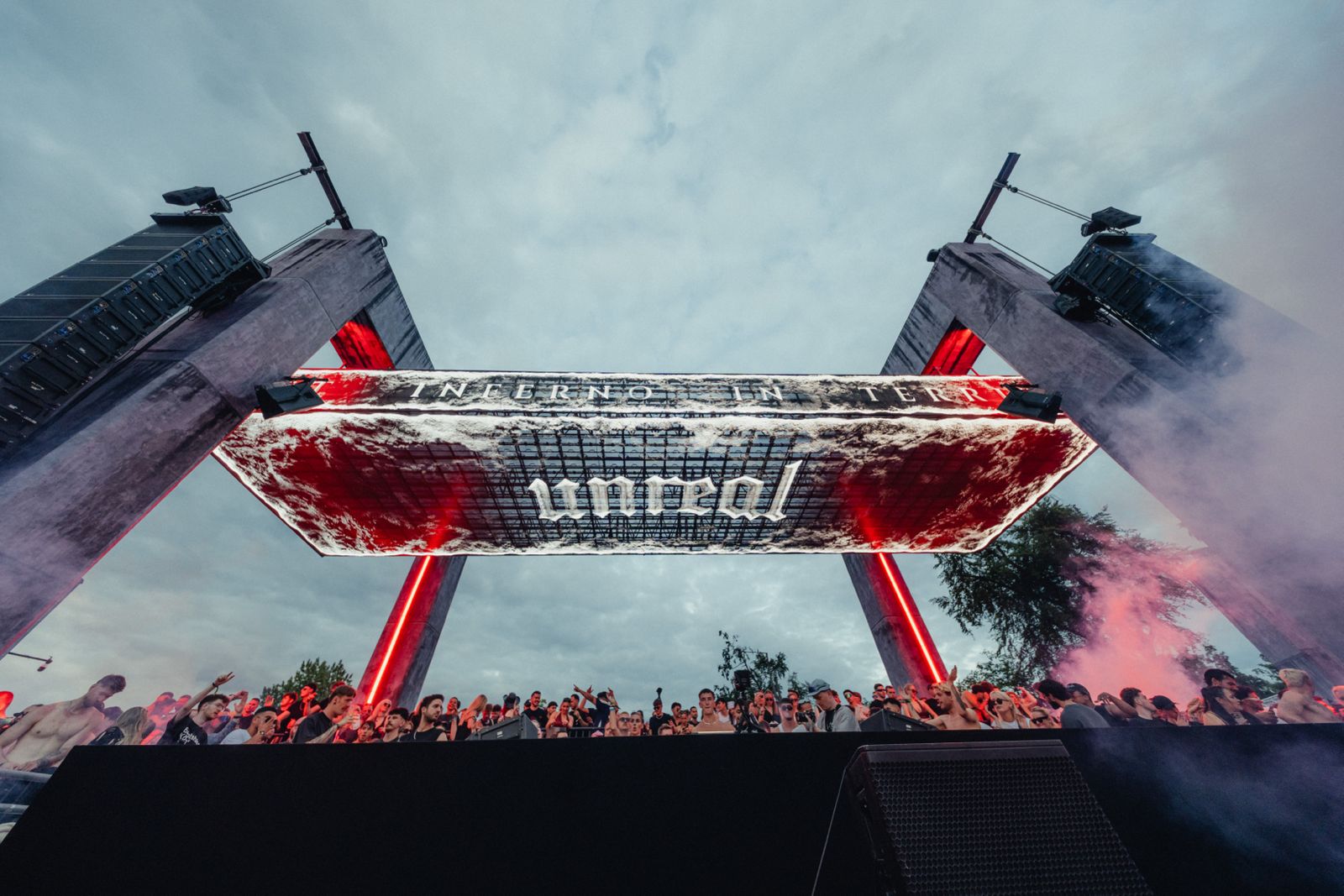 Electric festival stage lights.