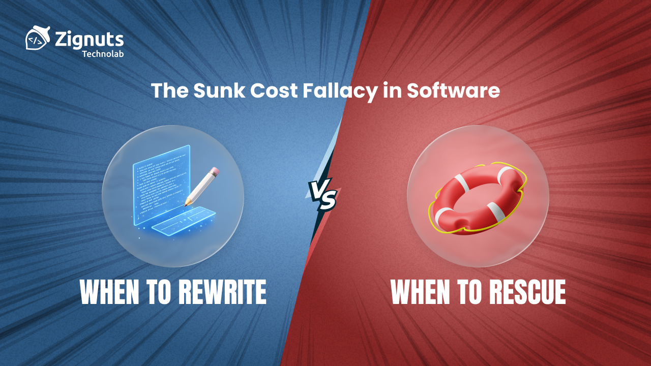 The Sunk Cost Fallacy in Software: When to Rewrite vs When to Rescue