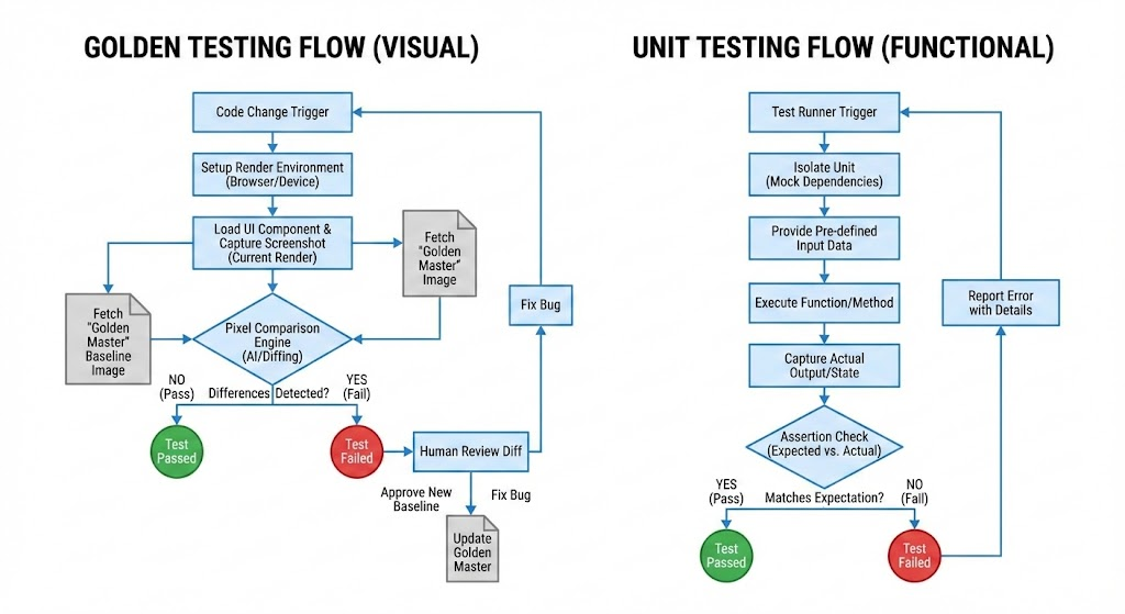 Golden Tests vs Unit Tests: The 2026 UI Testing Paradigm Shift