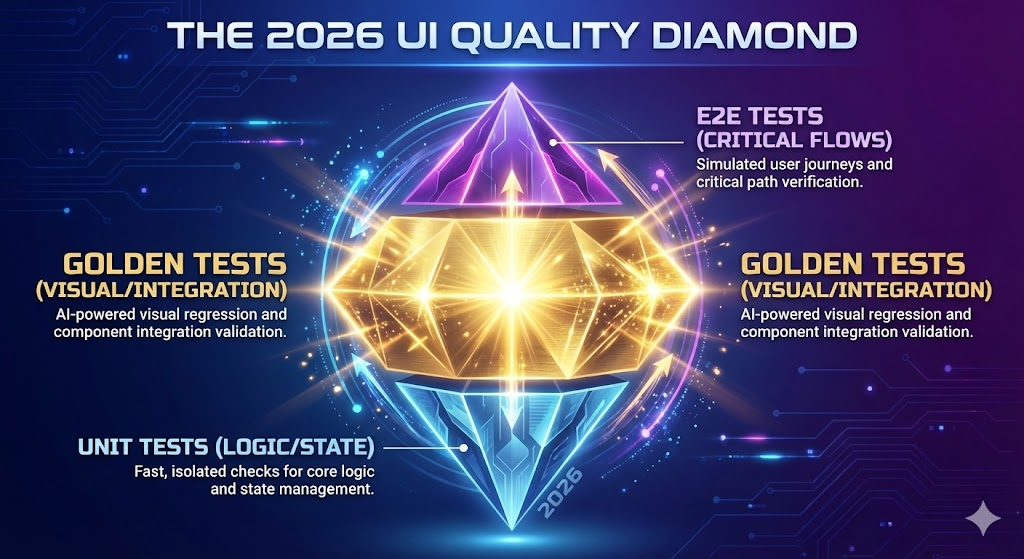 Golden Tests vs Unit Tests: The 2026 UI Testing Paradigm Shift