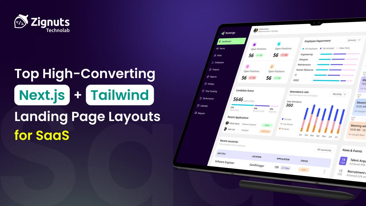 Top High-Converting Next.js + Tailwind Landing Page Layouts for SaaS That Drive Real Results