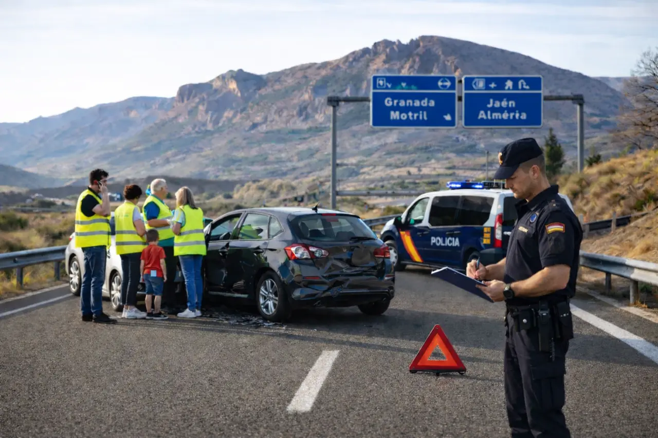 Odškodnění po dopravní nehodě v zahraničí – policejní zásah a poškozené auto