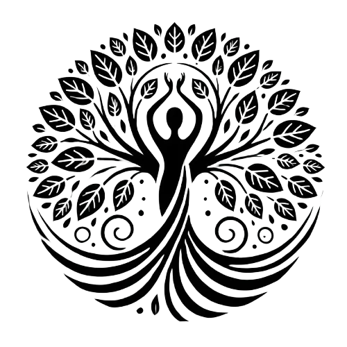 Une image en noir et blanc d'un arbre.