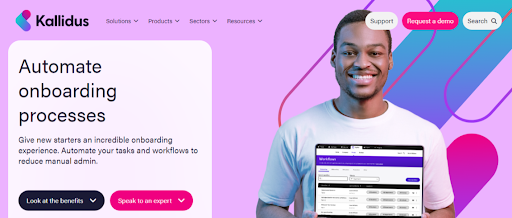 kallidus onboarding app