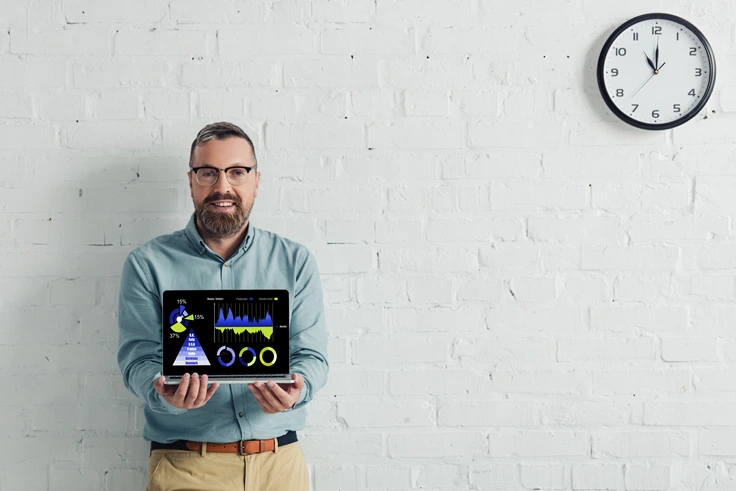 Intranet analytics dashboard displaying user engagement metrics and content performance insights