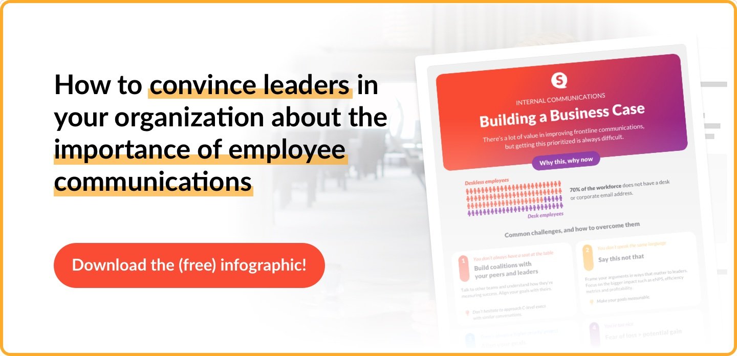 Building a business case infographic CTA