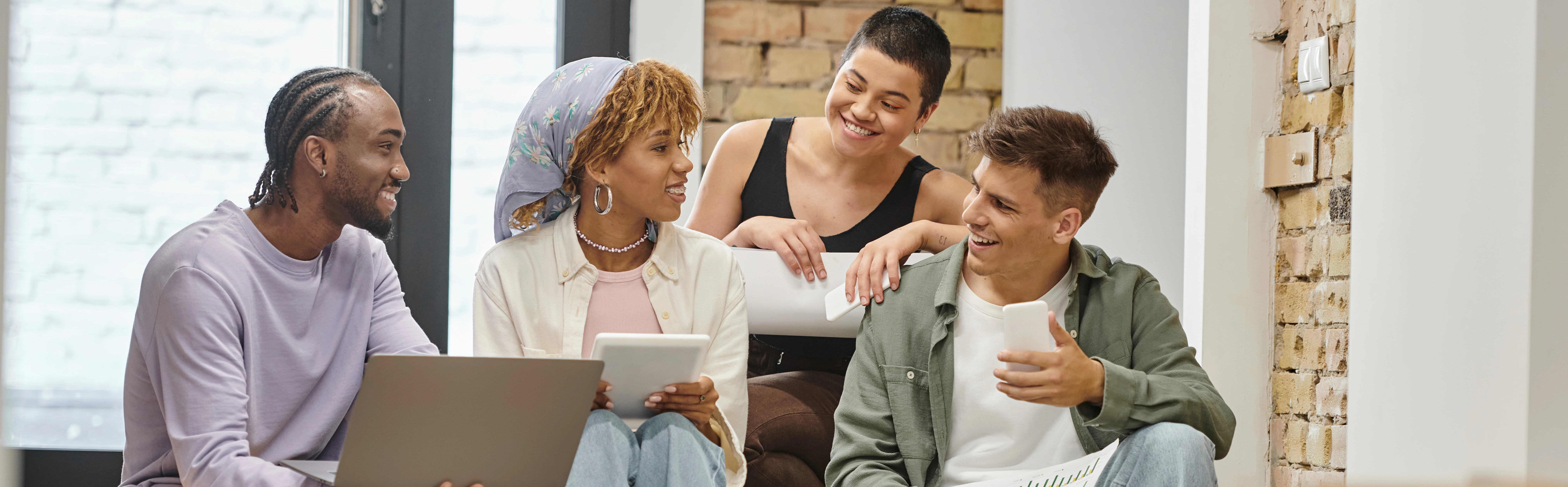 Distributed workforce trying new communication tools