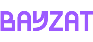 Bayzat logo in purple with stylized lettering