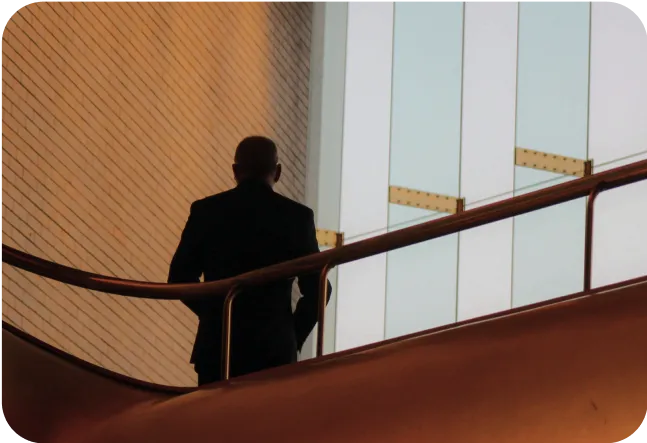 Business set up companies in Dubai, professional ascending modern architectural staircase