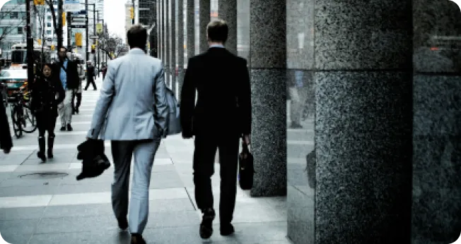 Business professionals walking together, Company Formation In Dubai concept