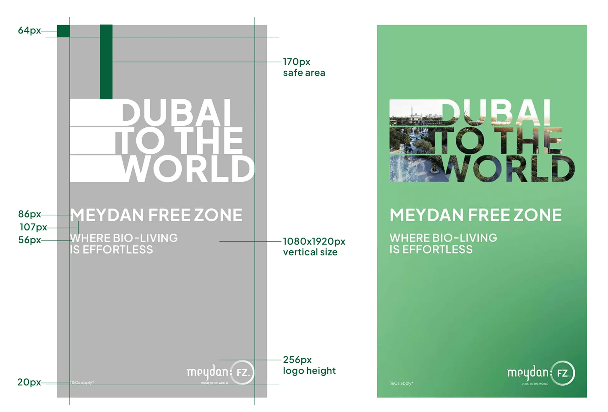 Establish Company In Dubai: Meydan Free Zone Bio-Living Promotional Poster