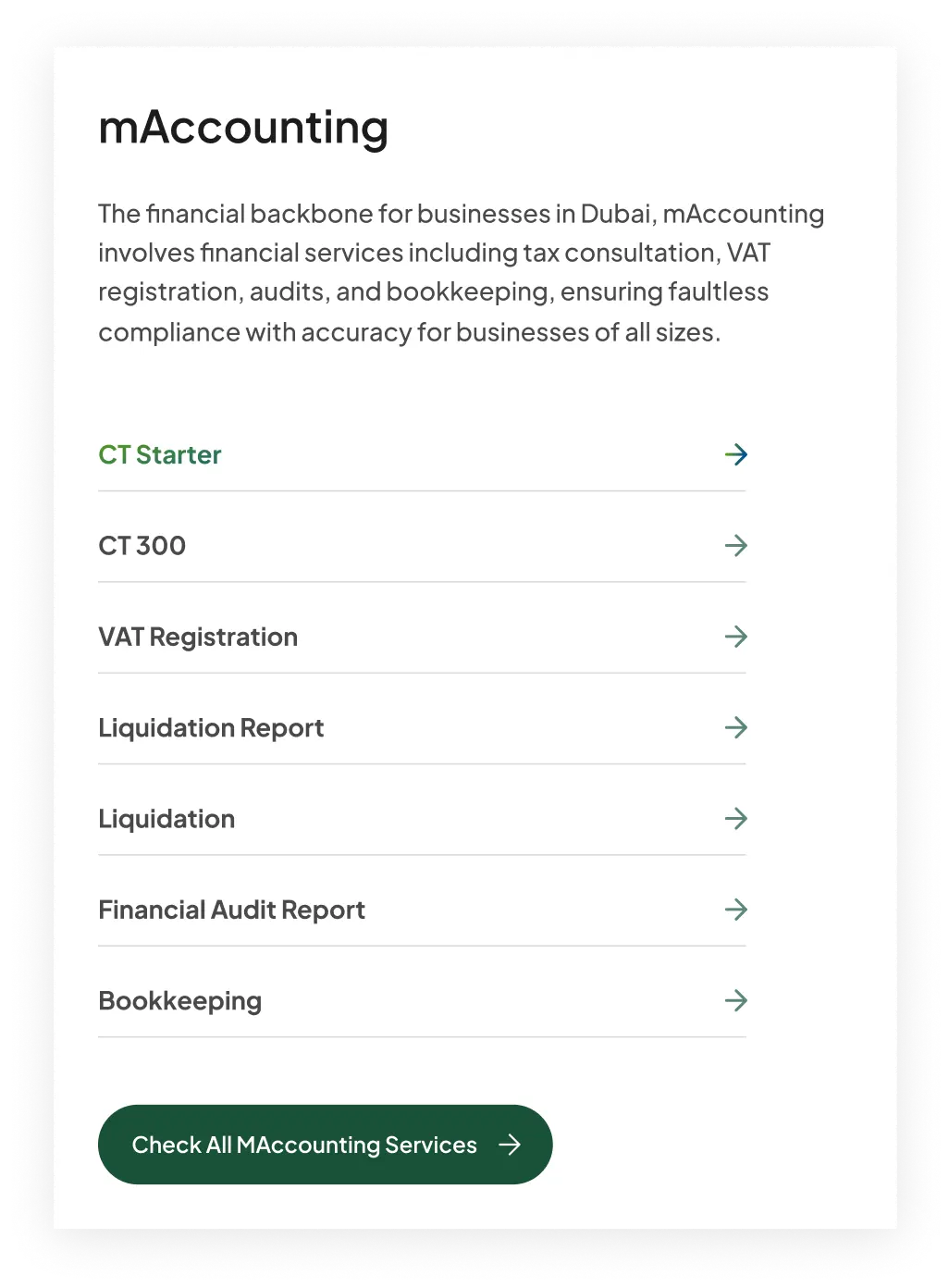Establish Your Company In Dubai with mAccounting's Comprehensive Financial Services
