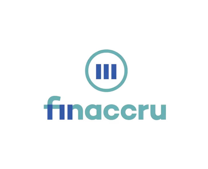 Finacru Company Formation In Dubai logo with teal and blue colors