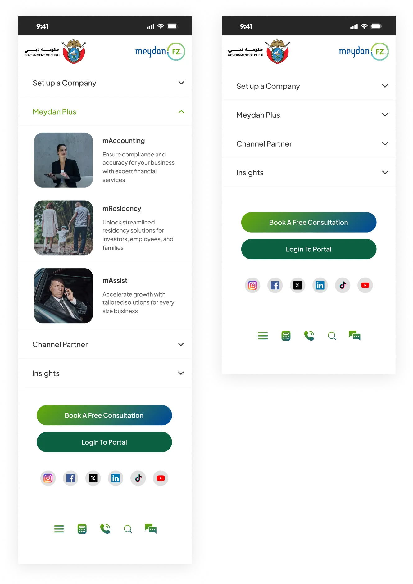 Meydan FZ Mobile App for Company Formation In Dubai
