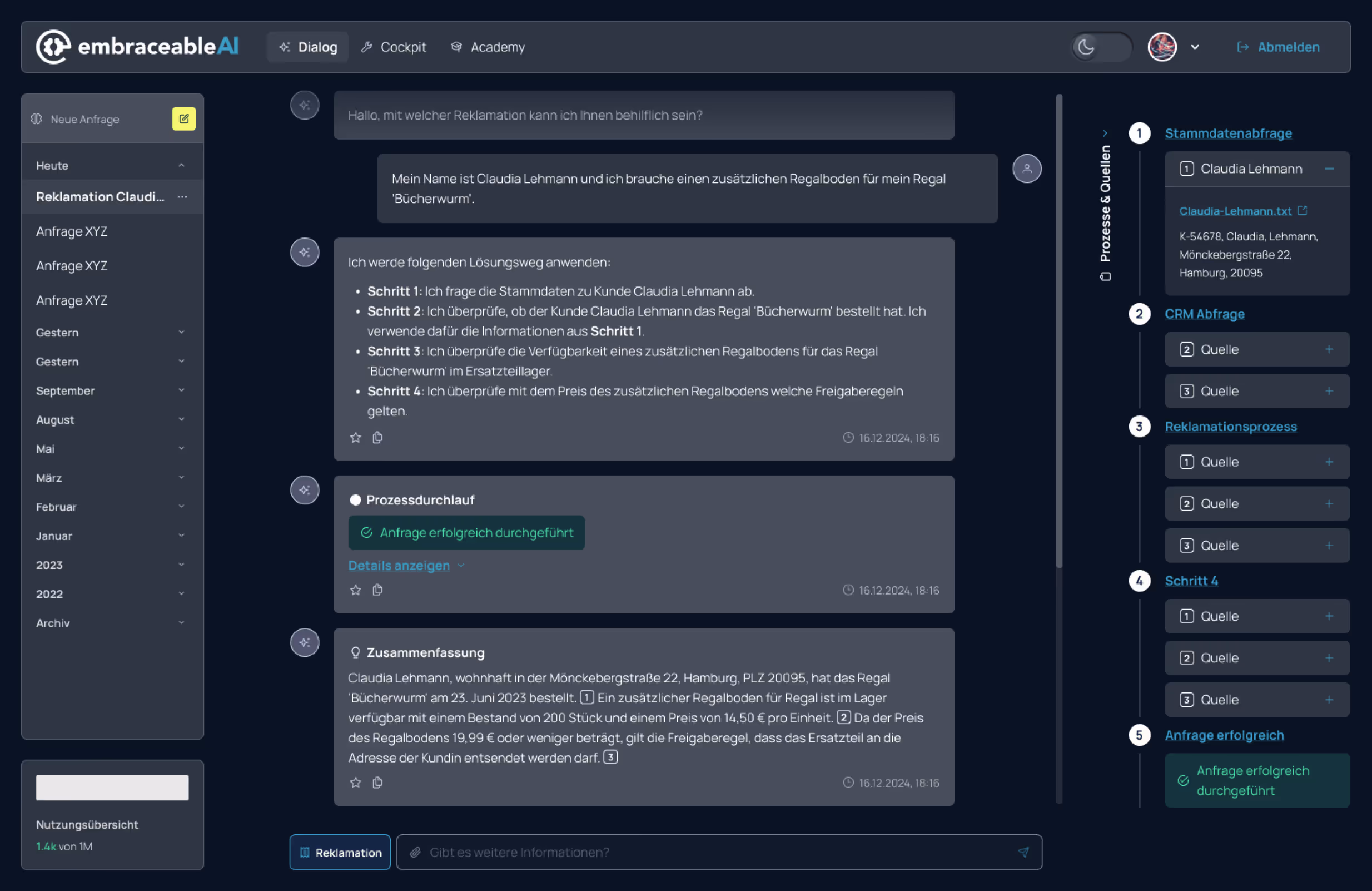 Screenshot Redesigned Platform