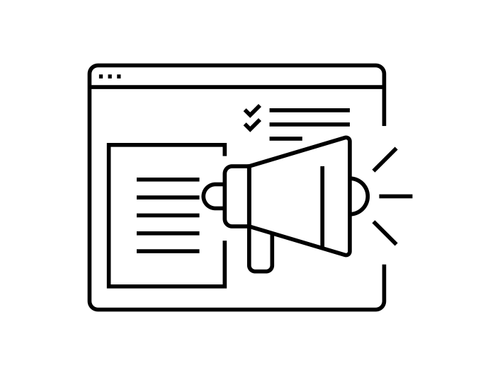 A striking white sunburst icon.