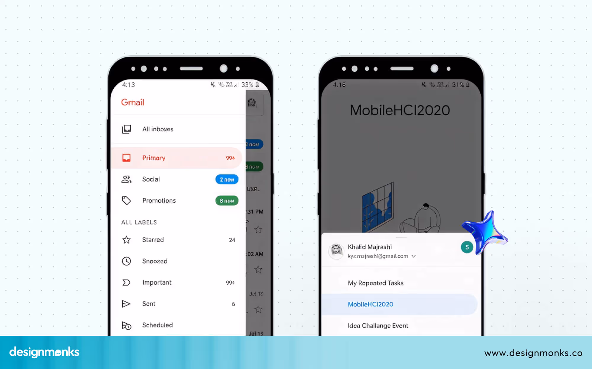 Left-side drawer on Mobile
