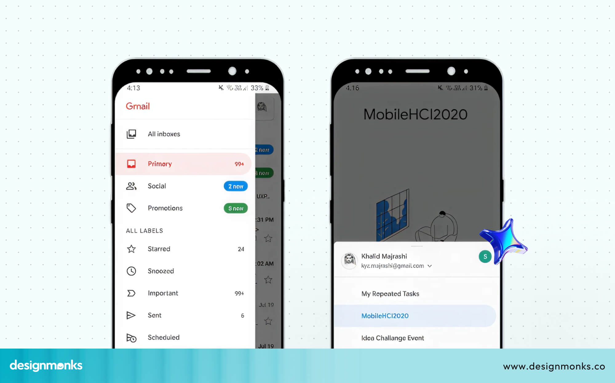 Left-side drawer on Mobile