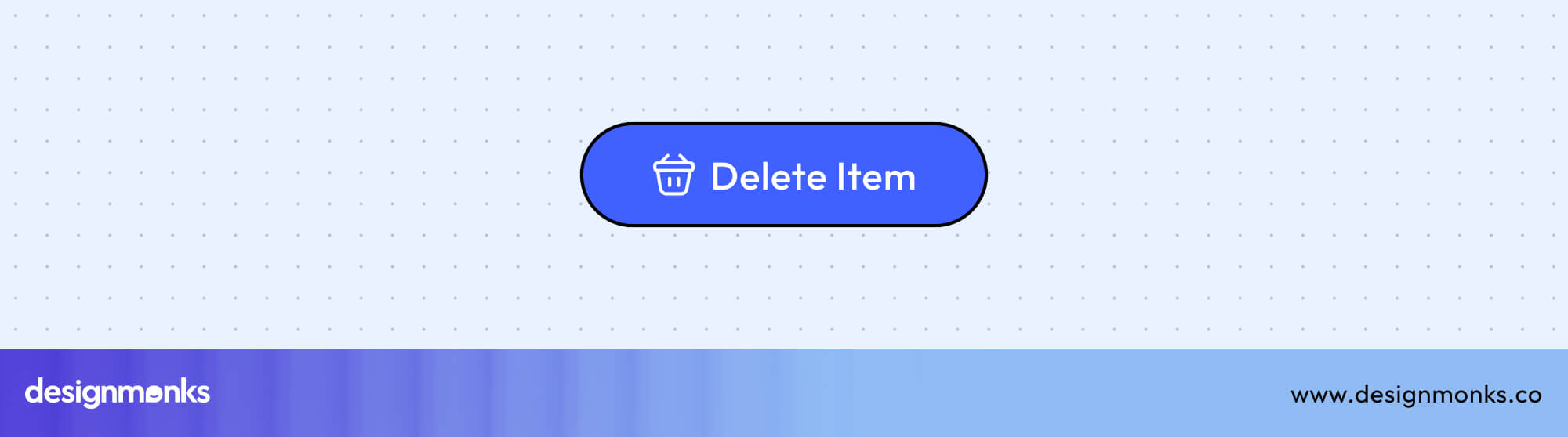 Trash icon with text