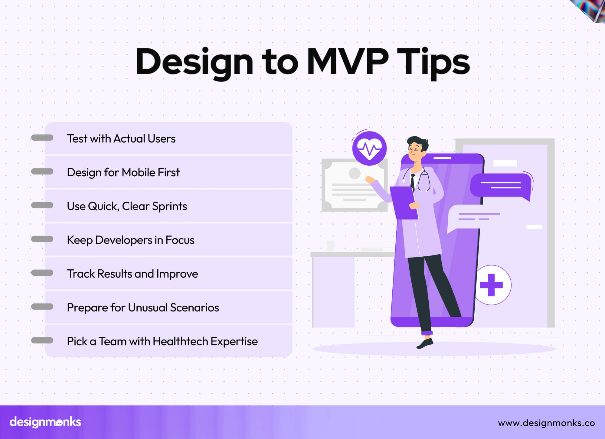 Design to MVP Tips