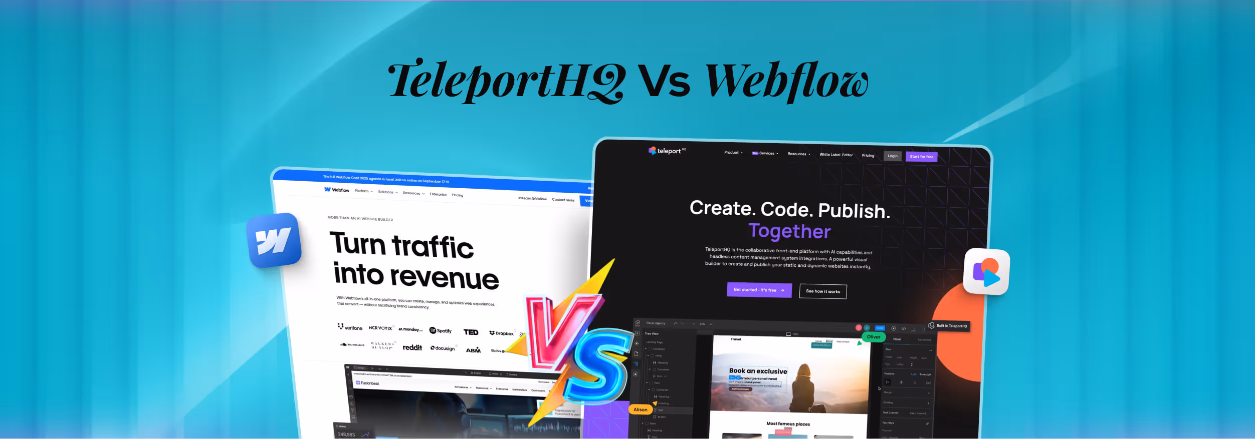 TeleportHQ vs. Webflow