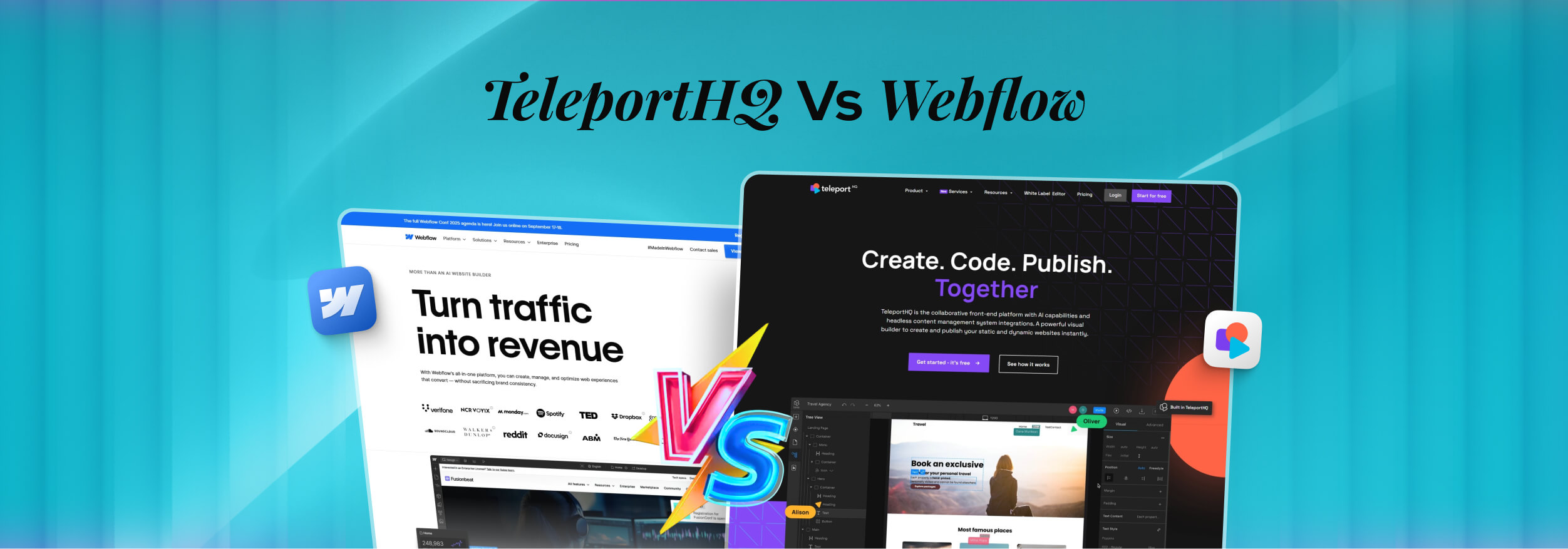 TeleportHQ vs. Webflow