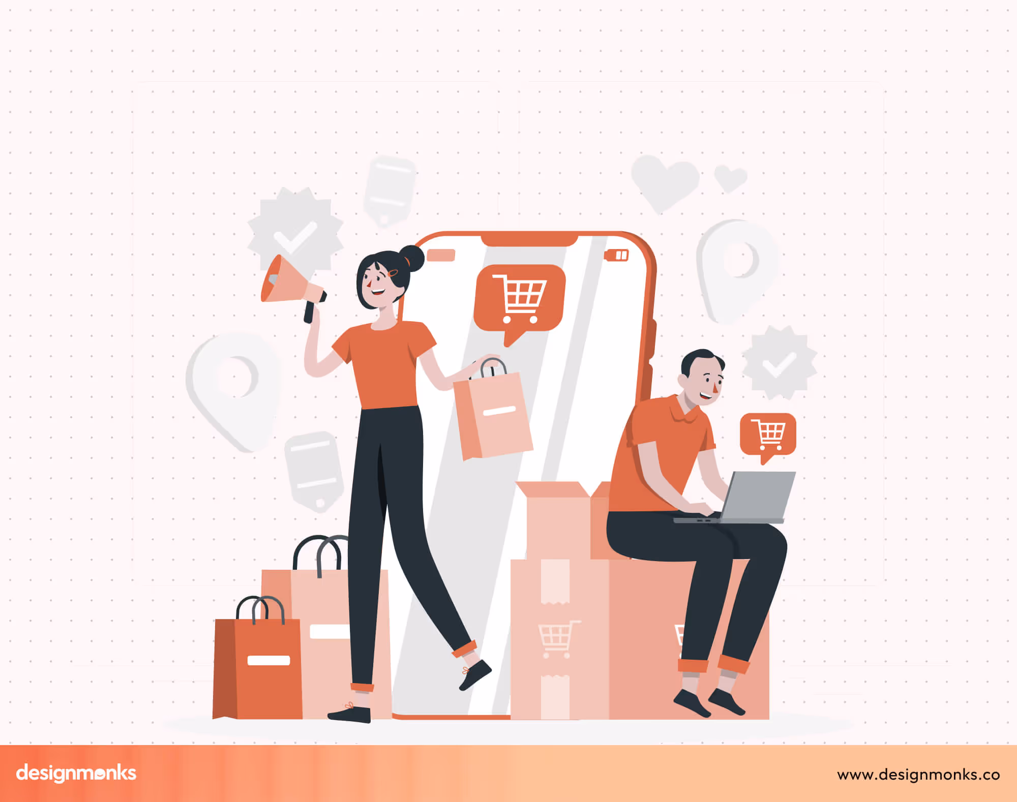 Busy Parent Shopping Online