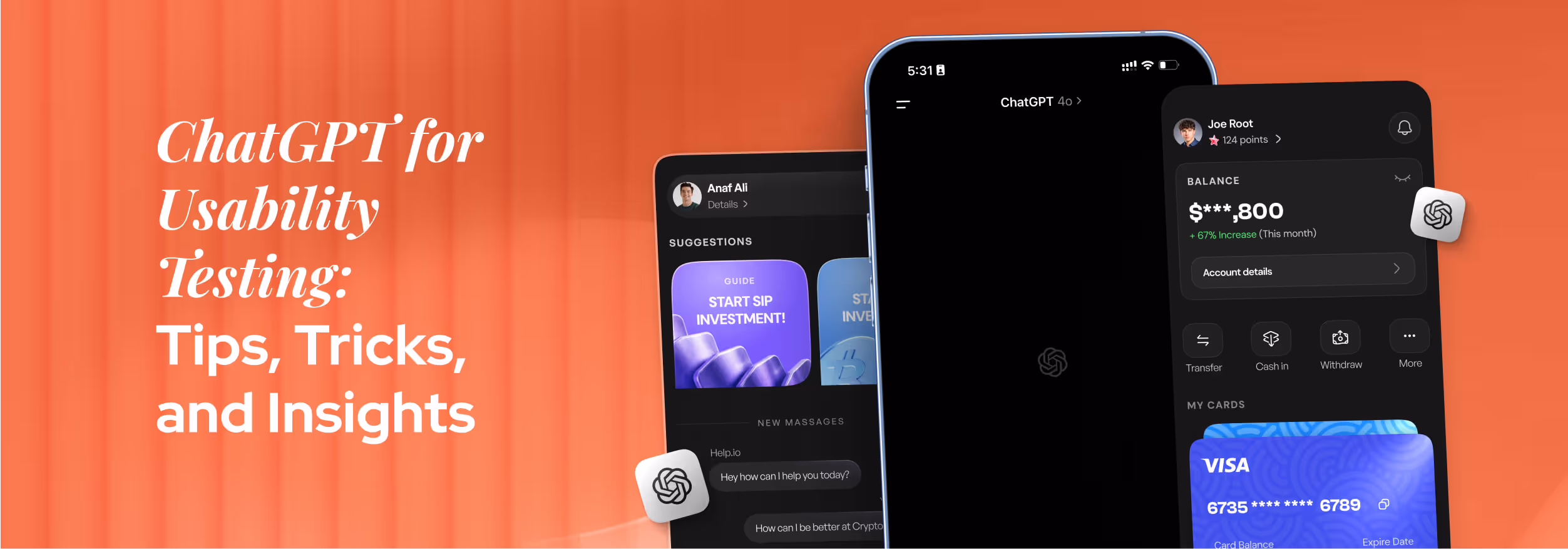 ChatGPT for Usability Testing