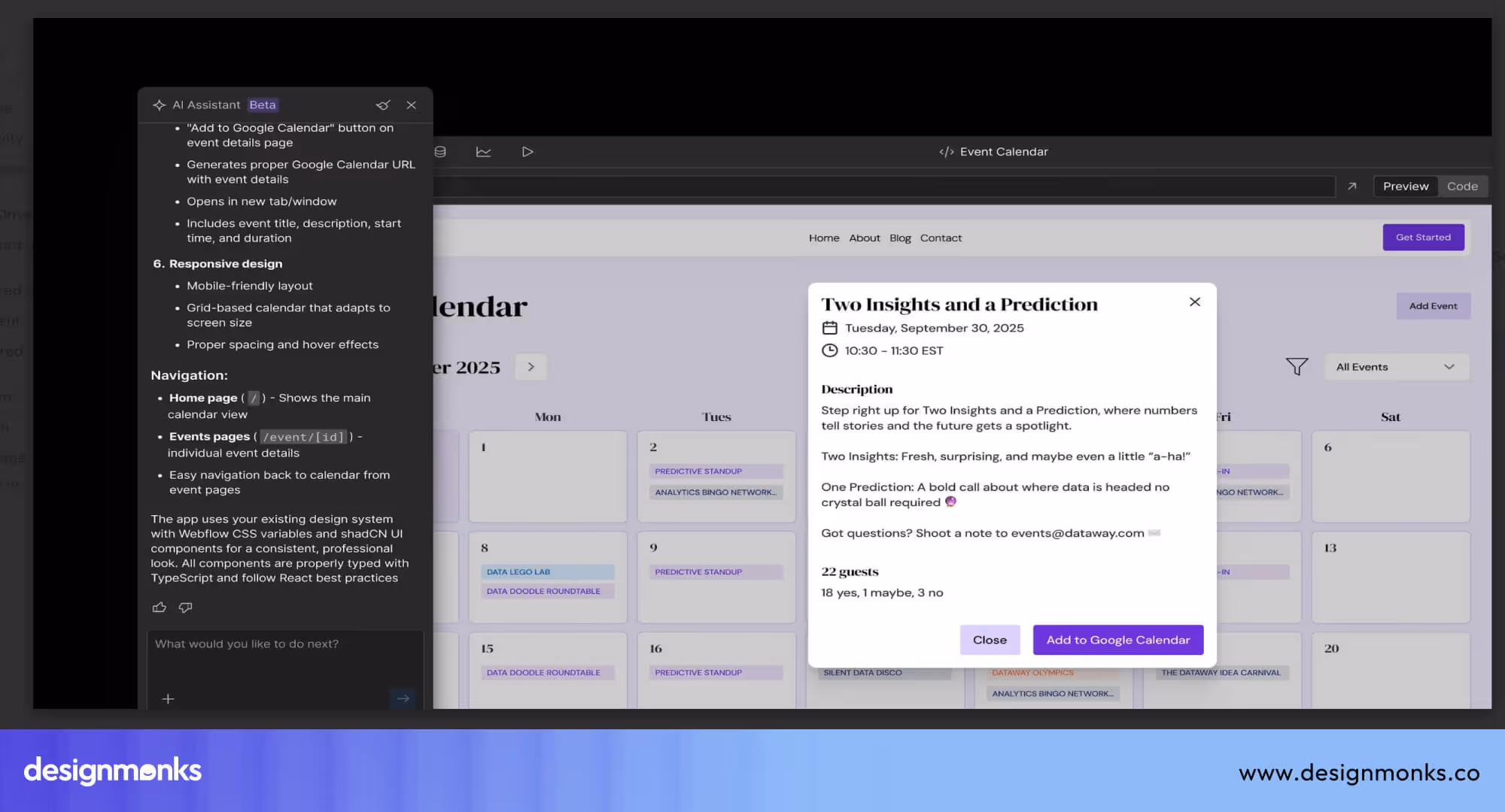 AI-powered code generation