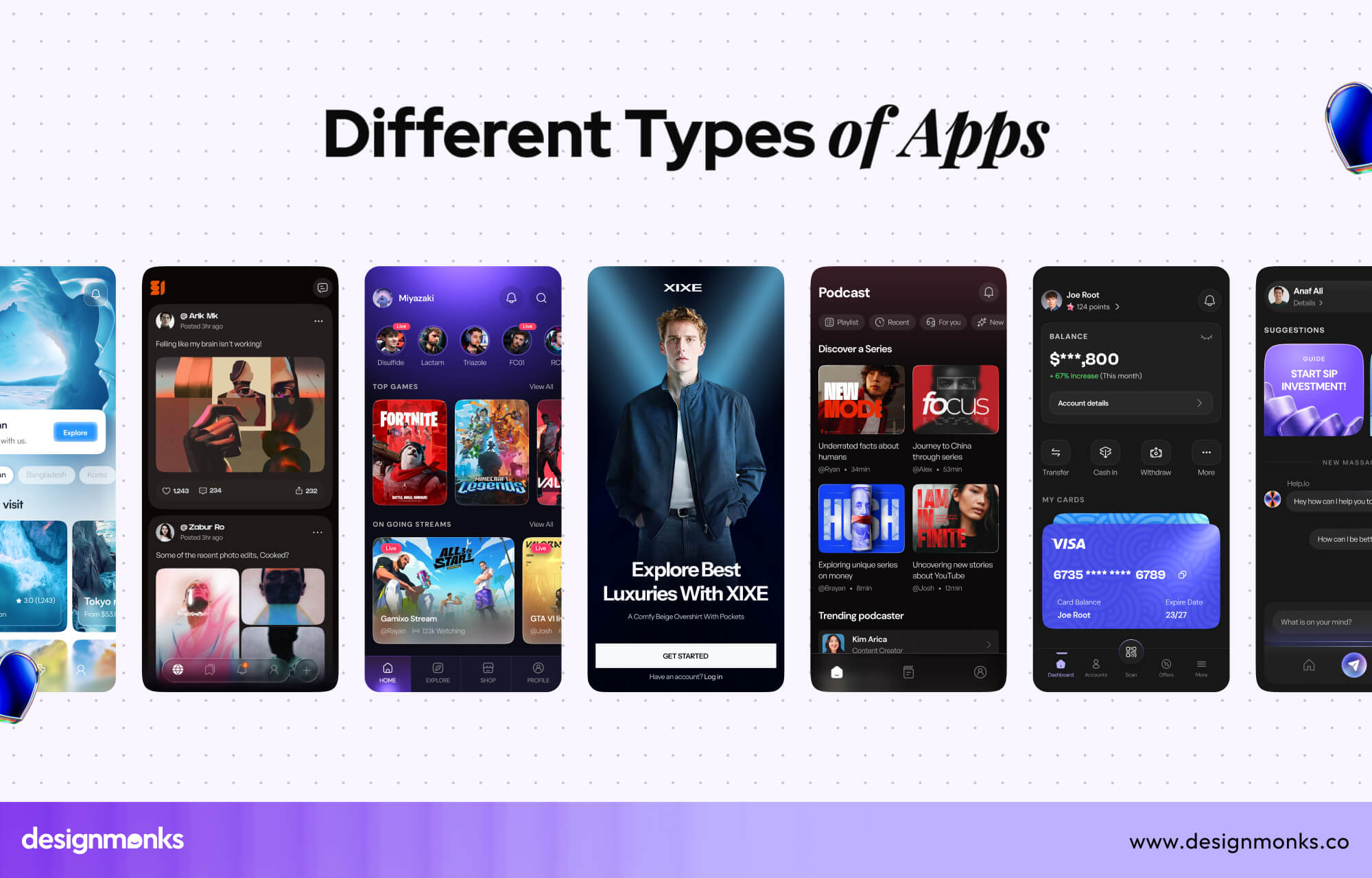 Different Types of Apps