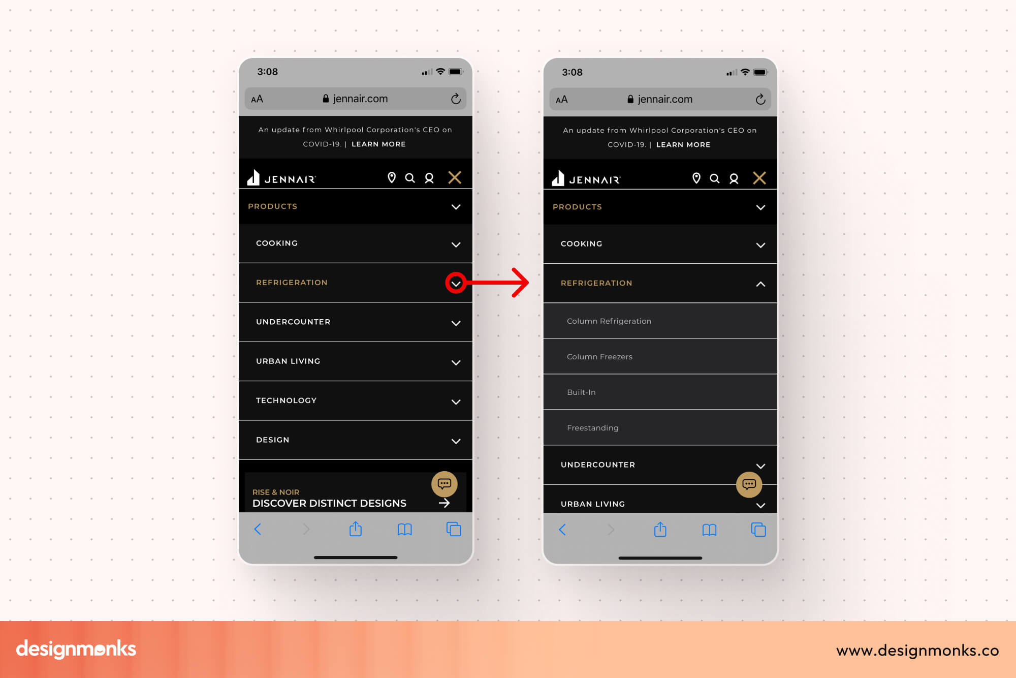 Caret in UI/UX