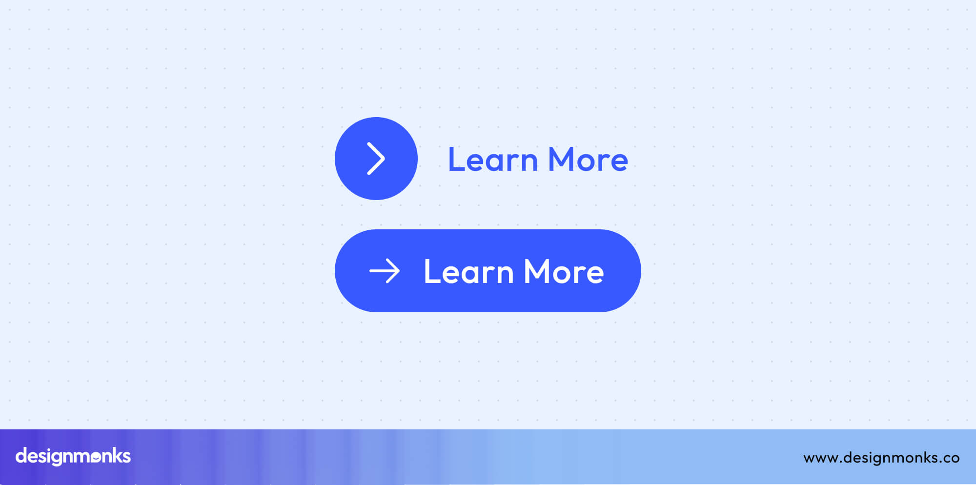 Learn More Button UI