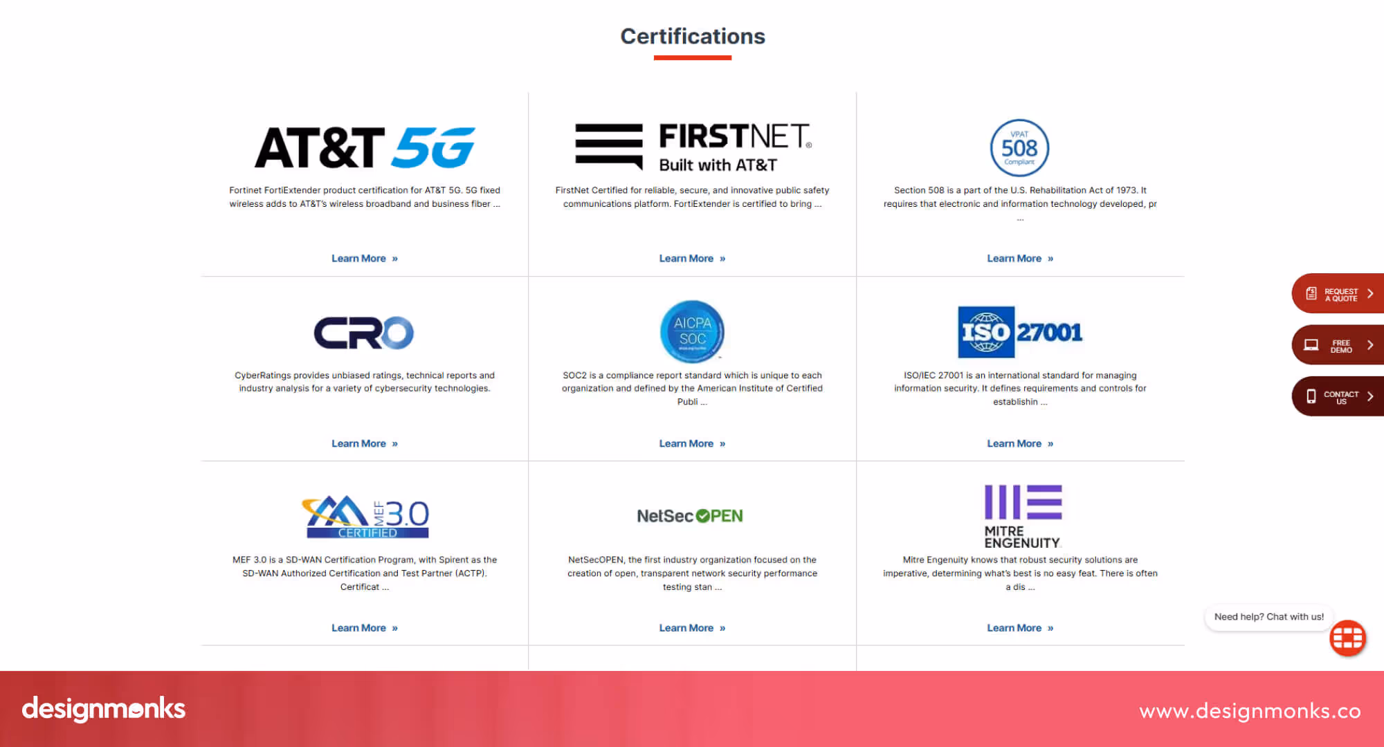 Fortinet’s certification