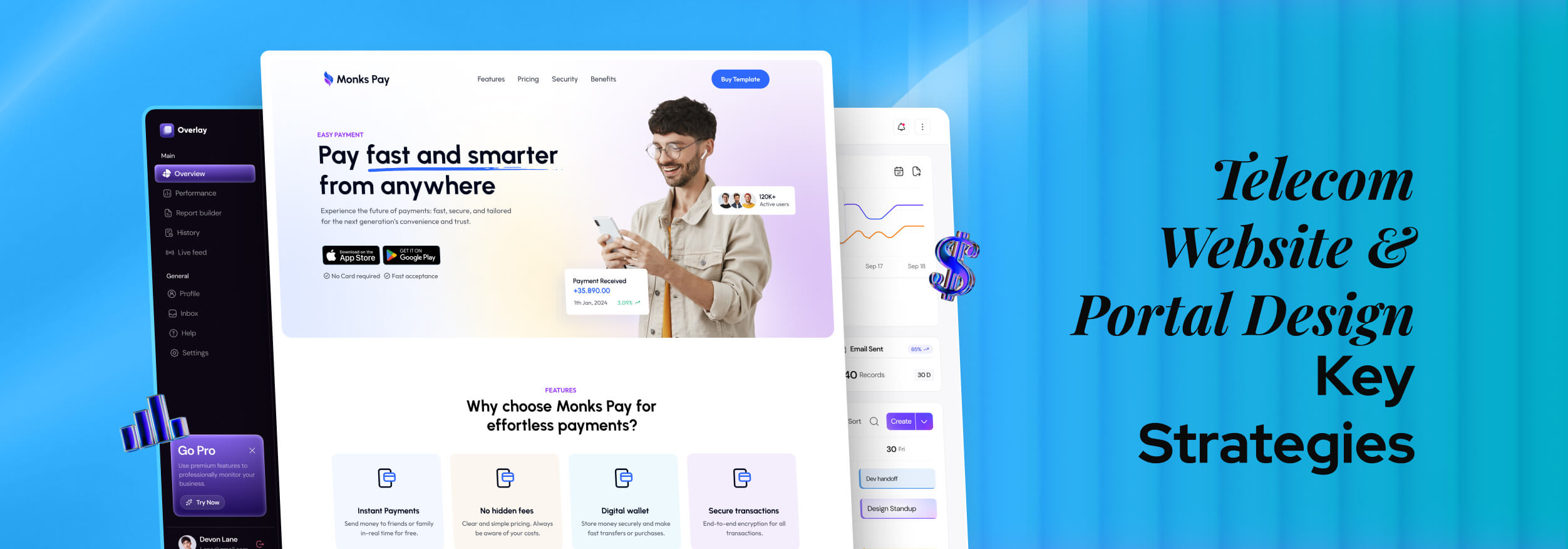 Telecom Website & Portal Design Strategies
