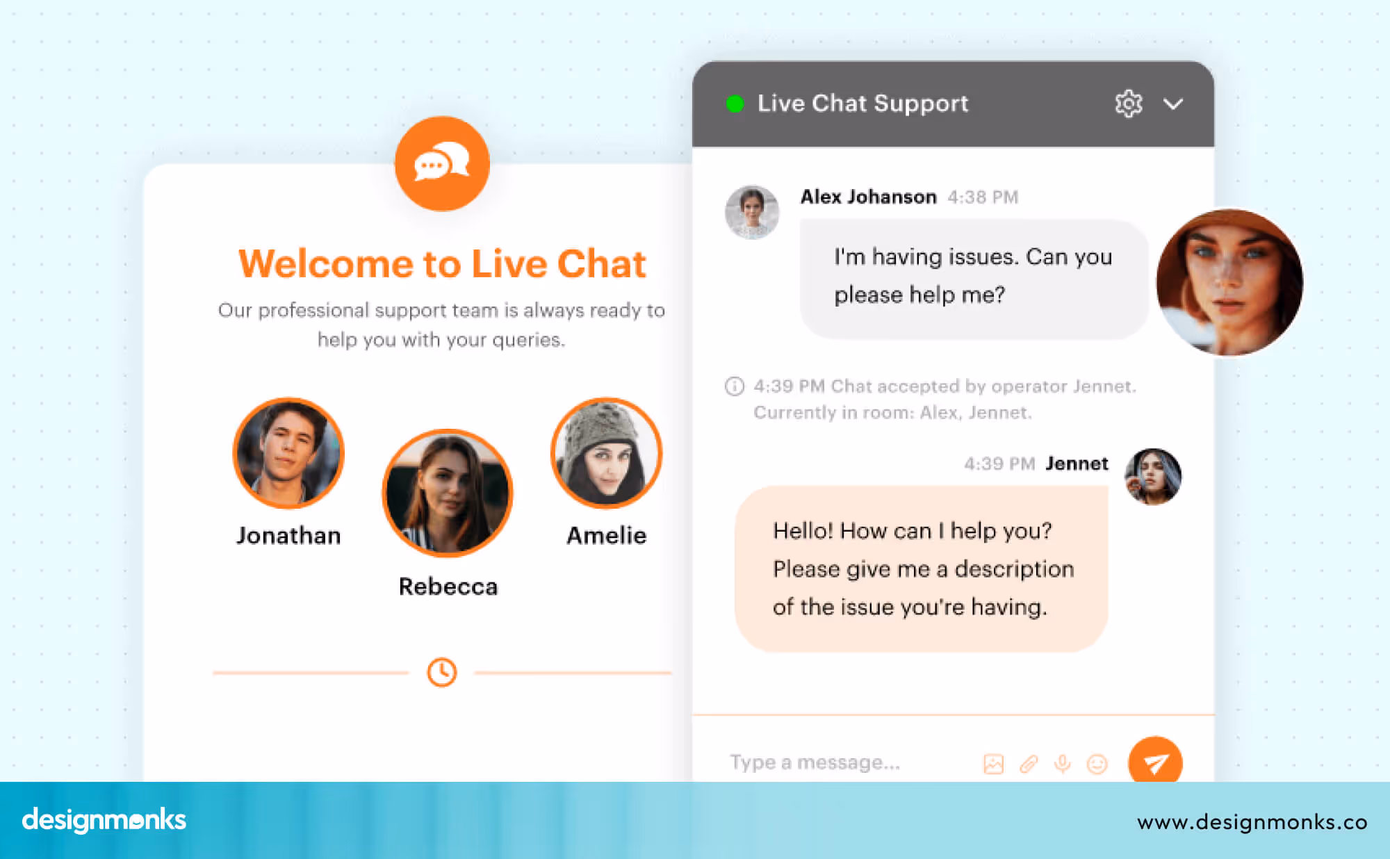 Live Chat Option
