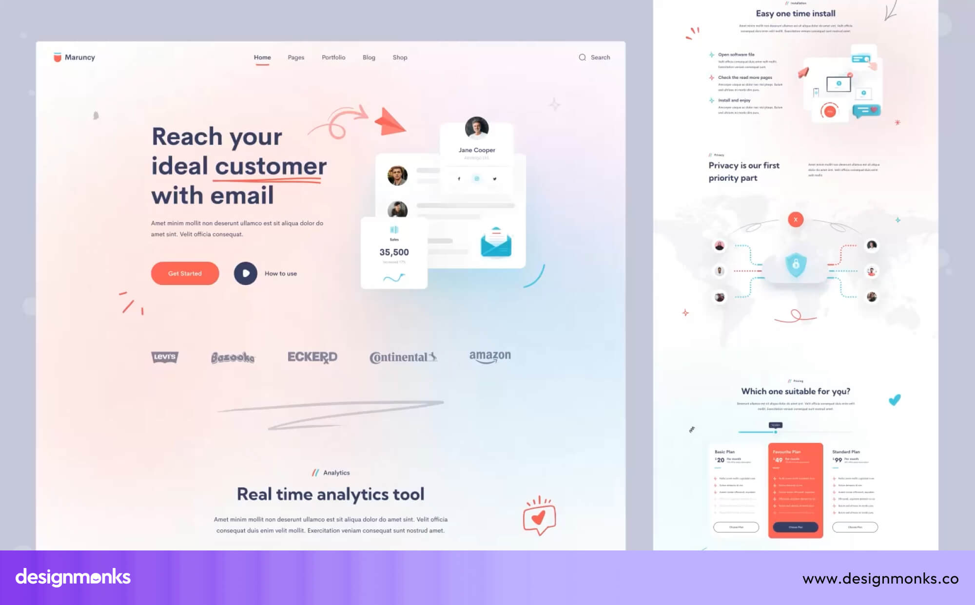Small service business website