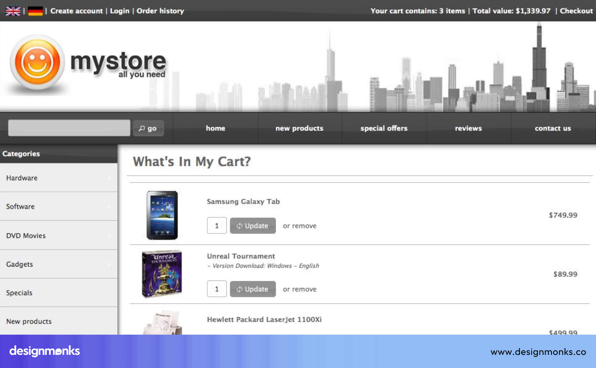 User Control & freedom