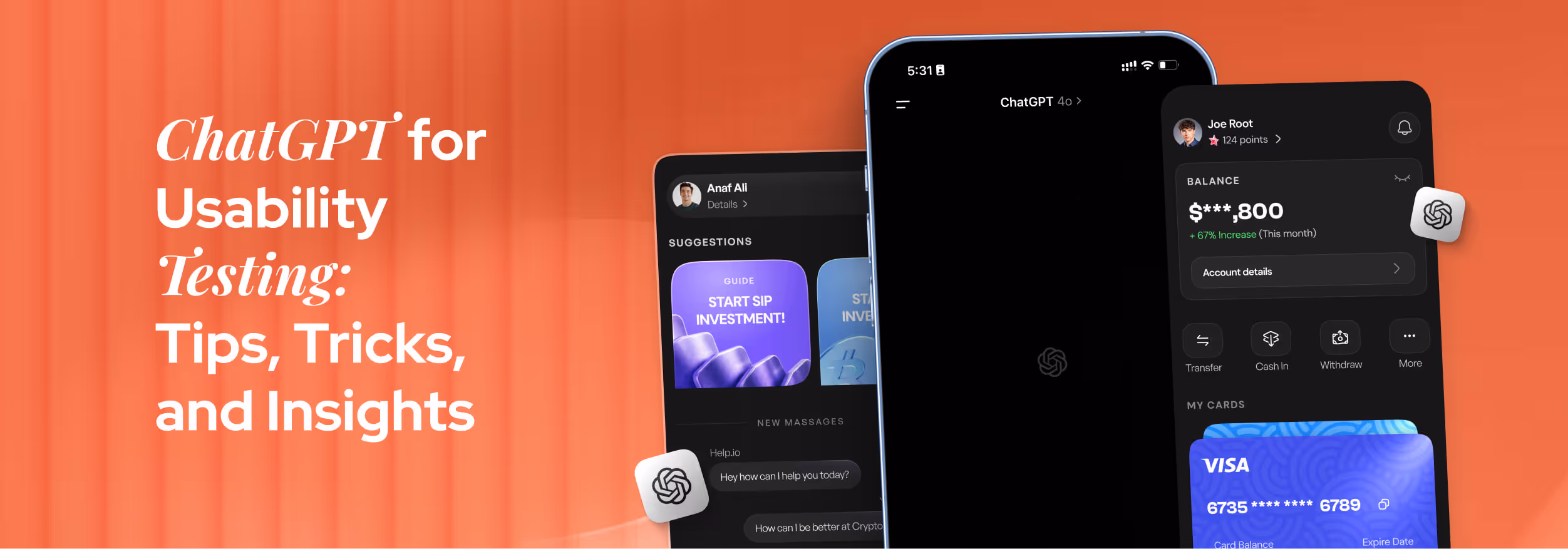 ChatGPT for Usability Testing