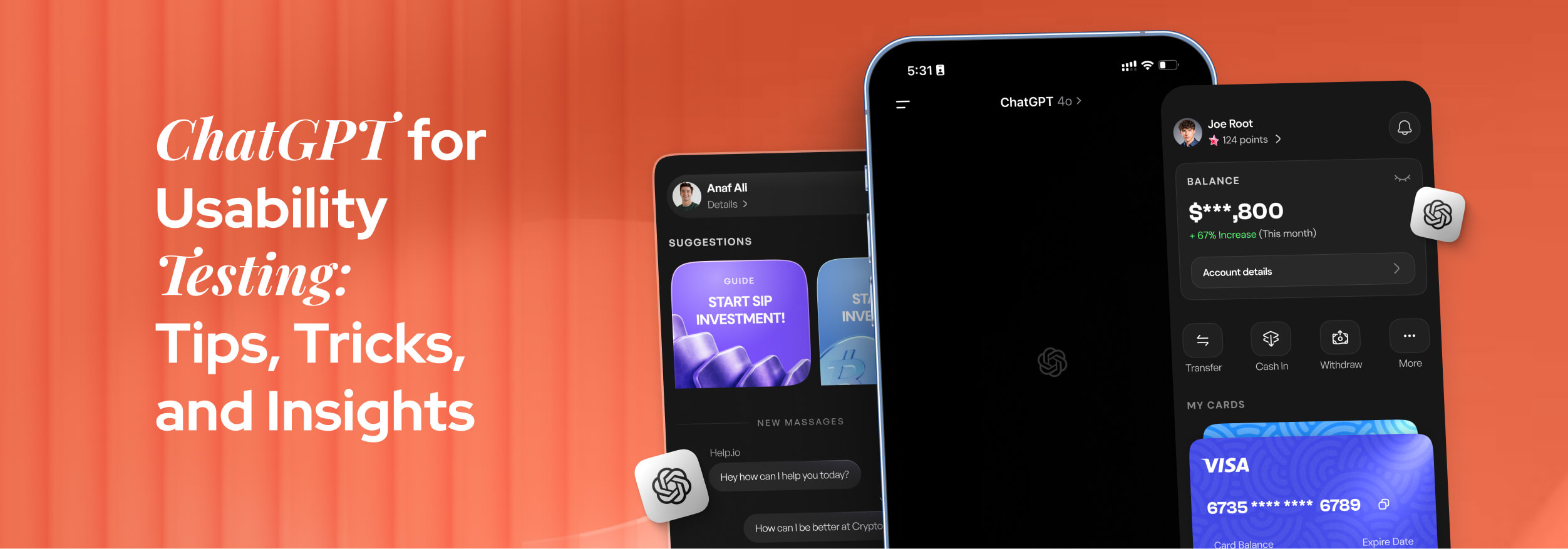 ChatGPT for Usability Testing