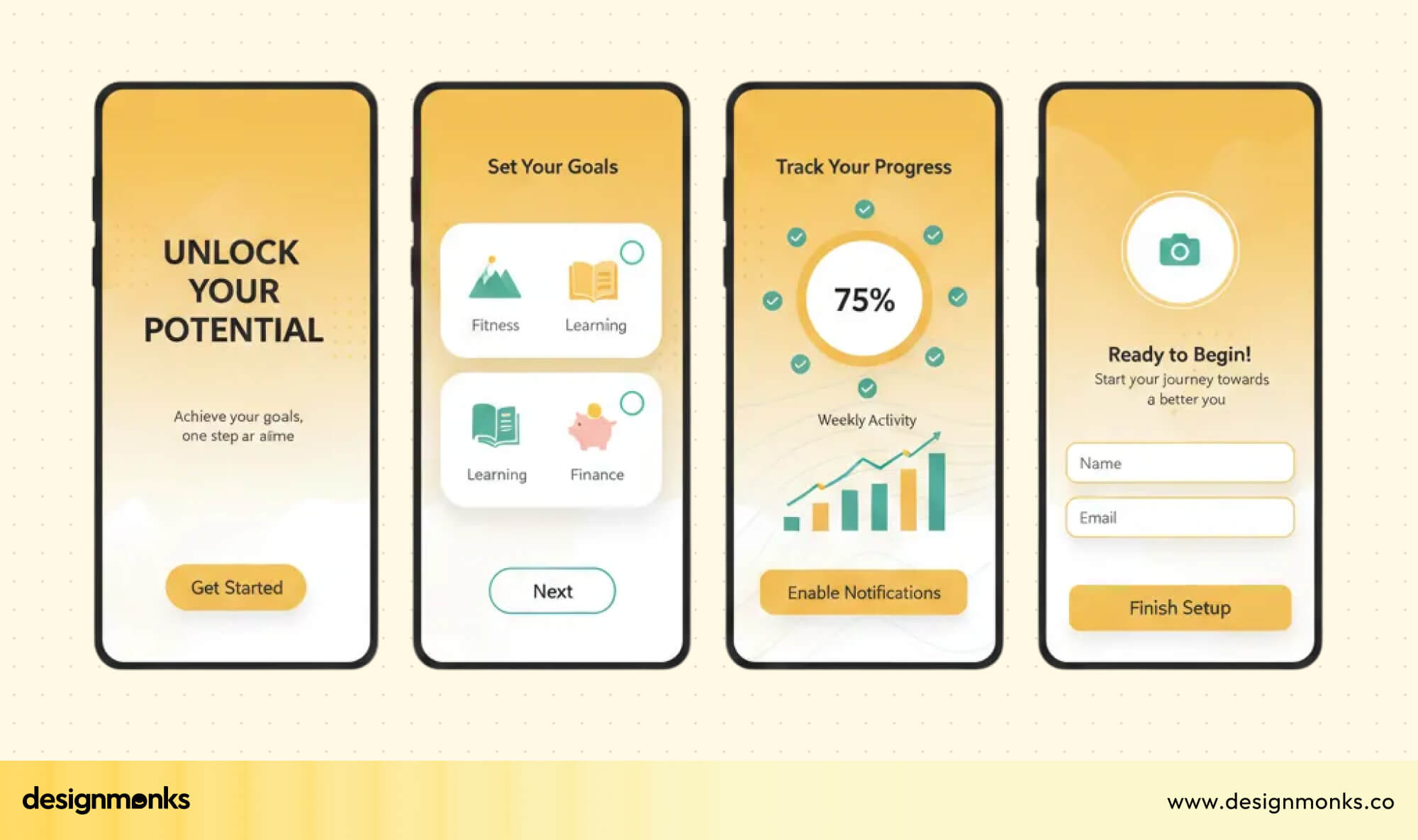 Nano Banana Result For Mobile App Onboarding Flow