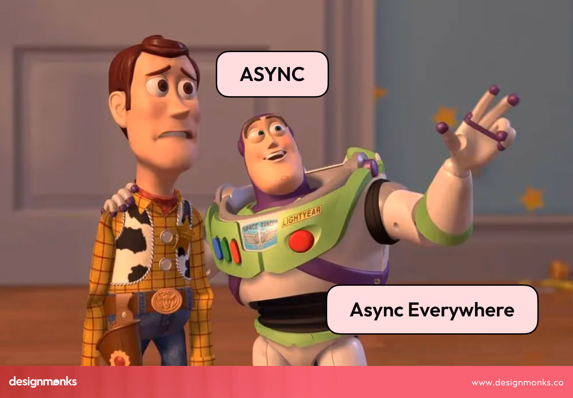 Async-first design