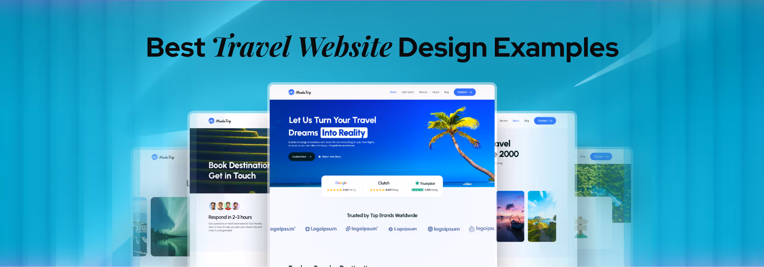Travel Website Design Examples
