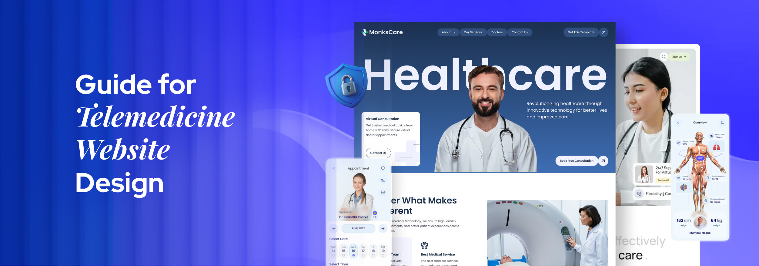 Telemedicine Website Design 