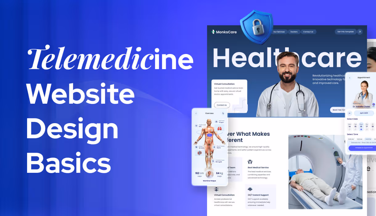 Telemedicine Website Design 