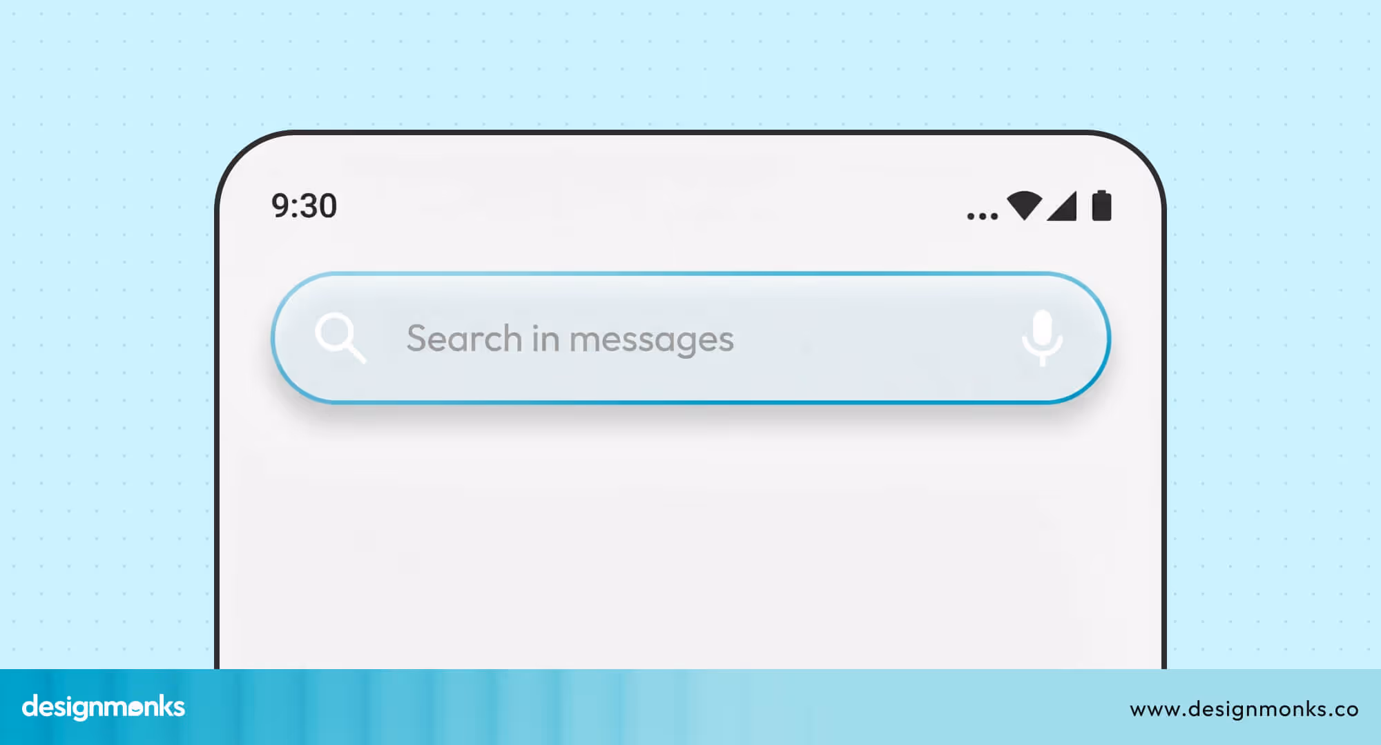 Android Material Design Search Bar Concept
